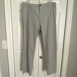 Men's Zara Textured Stretch Gray Pants